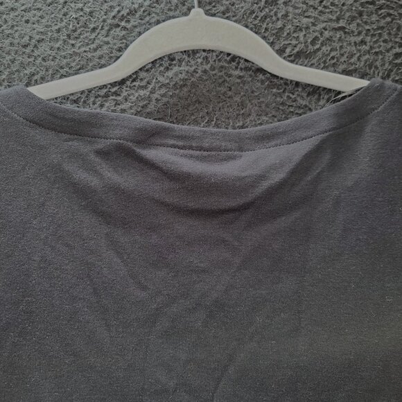 Karen Scott Womens Blouse Black Size XXL 100% Cotton 3/4 Sleeve Pullover Grommet - Picture 12 of 12